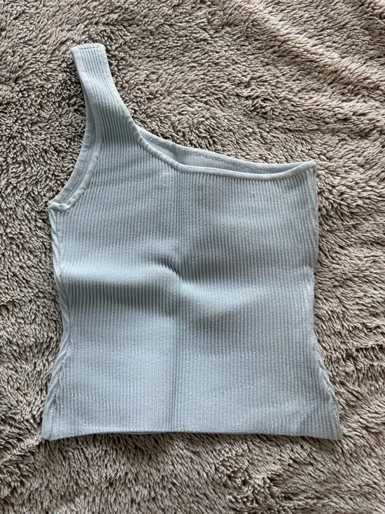 Artizia One-Shoulder Ribbed Knit Tank - Picture 1 of 2